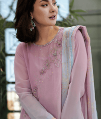 Pastel Ombre Embellished Maxi Dress