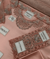 Blush Pink Heavily Embellished Net Gown