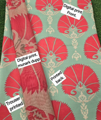 Elegant Floral Dhanak Printed Suit for Winter