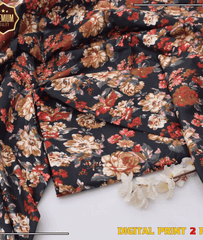 Digital Floral Printed Fabric