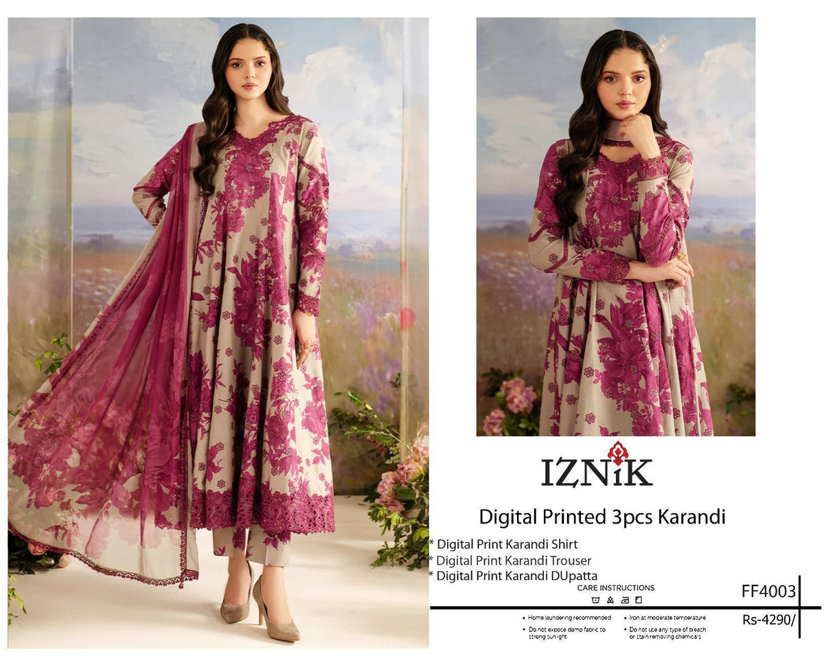 Karandi unstitch 3 piece suit