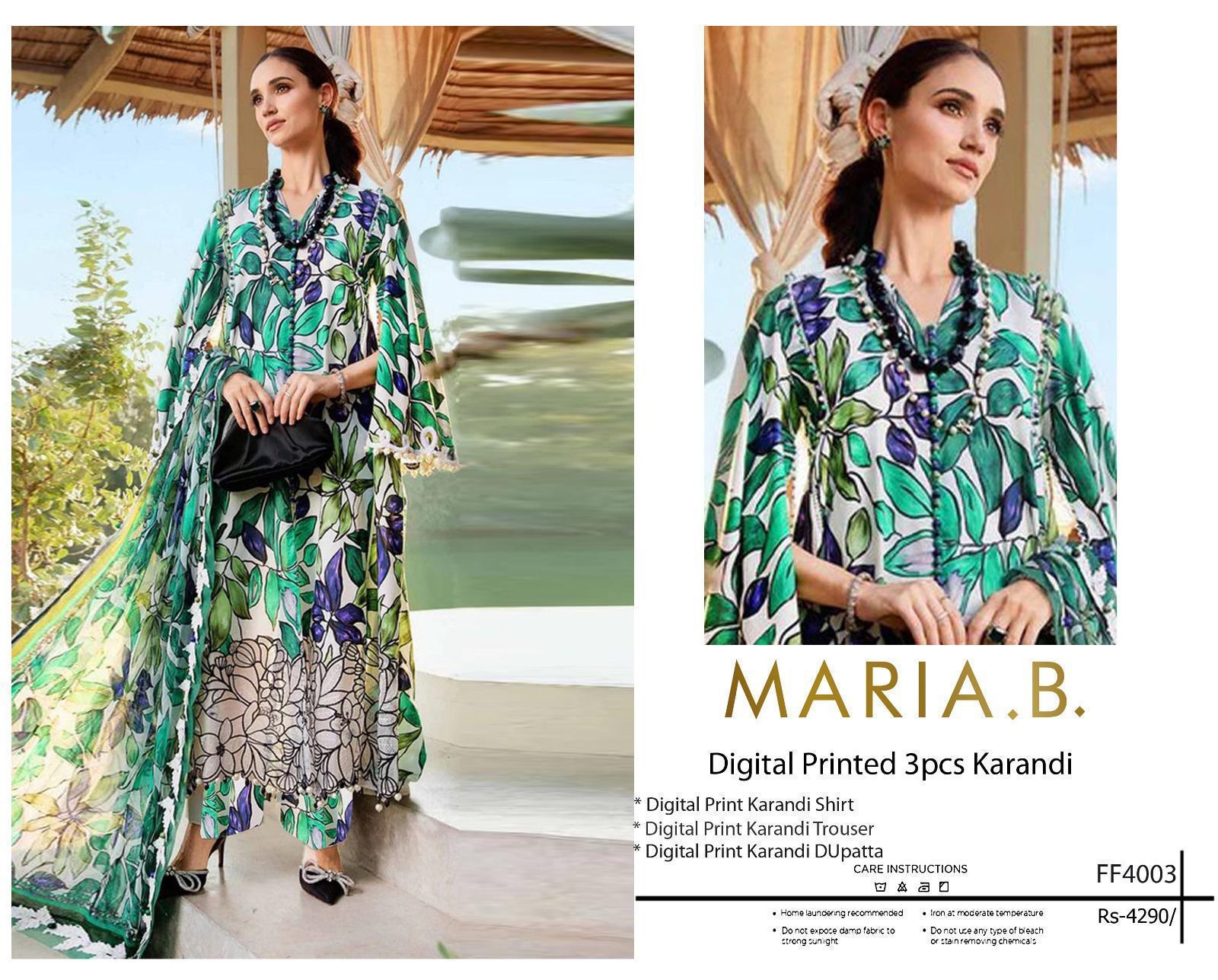 Karandi unstitch 3 piece suit