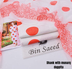 Dhanak digital printed 3 piece unstitched collection